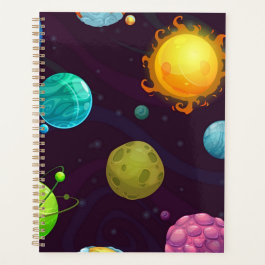宇宙型 プランナー手帳 (正面)