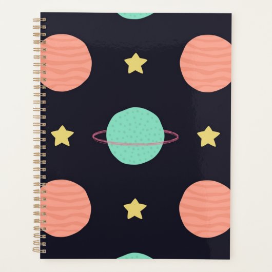 宇宙型 プランナー手帳 (正面)