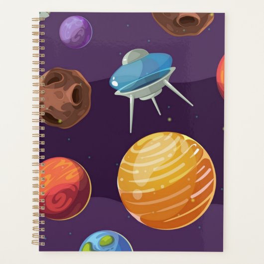 宇宙型 プランナー手帳 (正面)