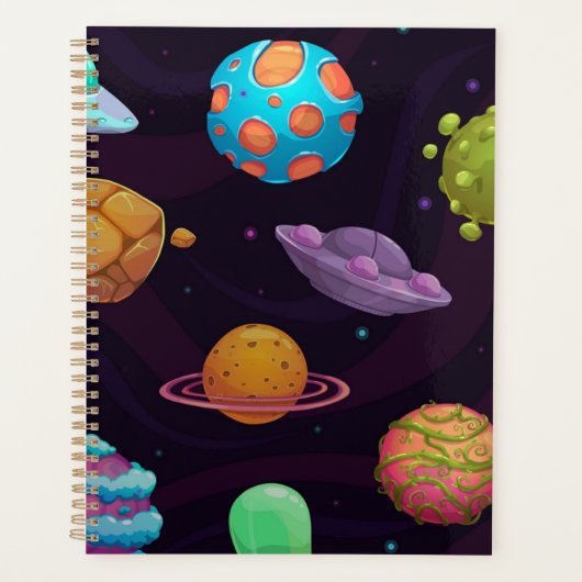 宇宙型 プランナー手帳 (正面)