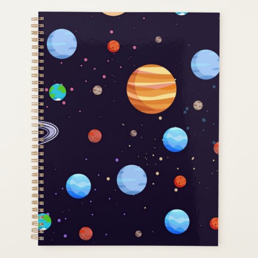 宇宙型 プランナー手帳 (正面)