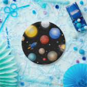 宇宙型 ペーパープレート (パーティー)