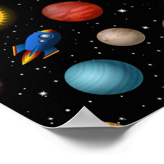 宇宙型 ポスター (角)