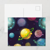 宇宙型 ポストカード (正面/裏面)