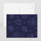 宇宙型 ポストカード (正面/裏面)