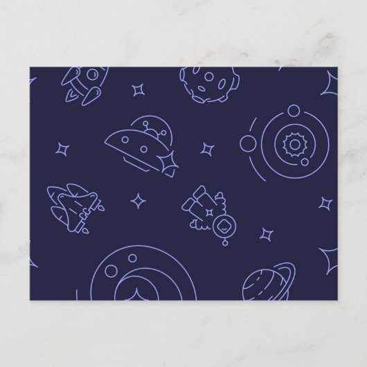 宇宙型 ポストカード (正面)