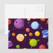 宇宙型 ポストカード (正面/裏面)