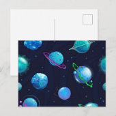 宇宙型 ポストカード (正面/裏面)