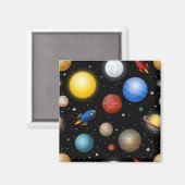宇宙型 マグネット (正面/裏面)