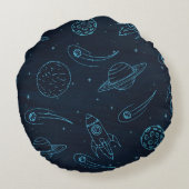 宇宙型 ラウンドクッション (裏面)