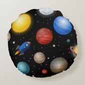 宇宙型 ラウンドクッション (裏面)