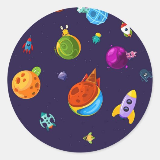 宇宙型 ラウンドシール (正面)