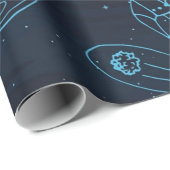 宇宙型 ラッピングペーパー (ロールコーナー)