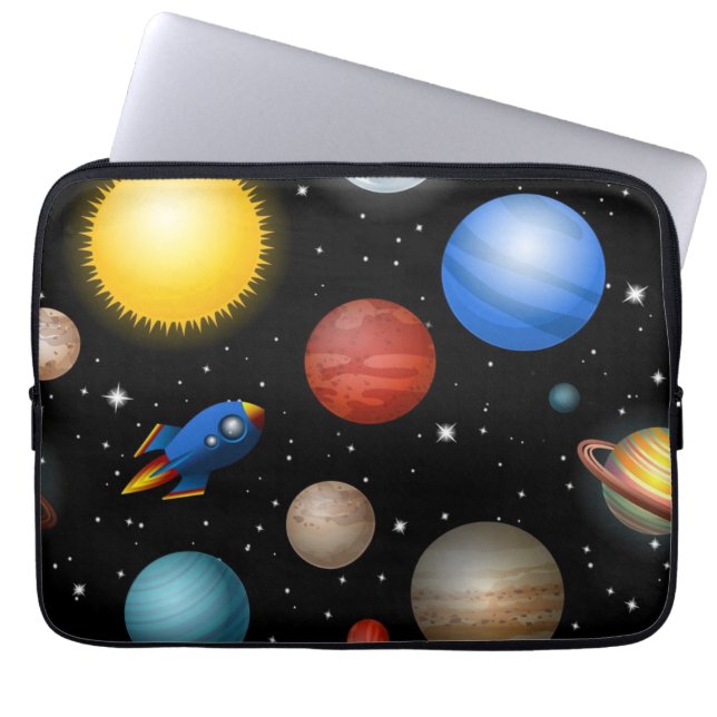 宇宙型 ラップトップスリーブ (正面)