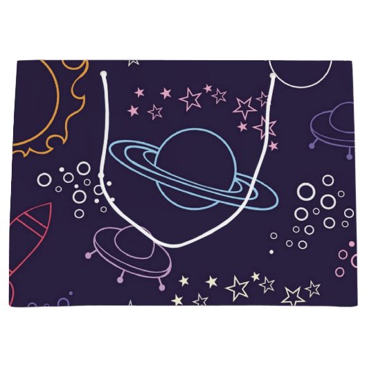 宇宙型 ラージペーパーバッグ (正面)