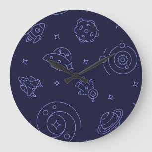 宇宙型 ラージ壁時計