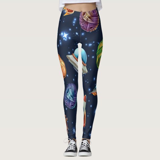 宇宙型 レギンス (正面)