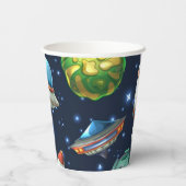 宇宙型 紙コップ (裏面)