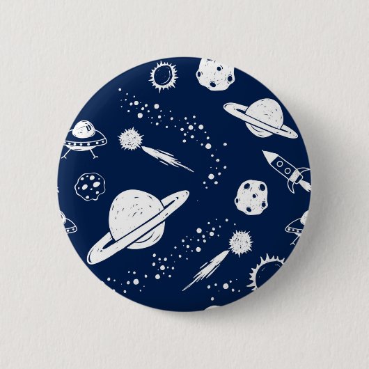 宇宙型 缶バッジ (正面)