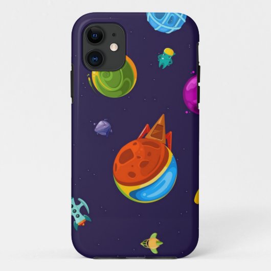 宇宙型 Case-Mate iPhoneケース (裏面)