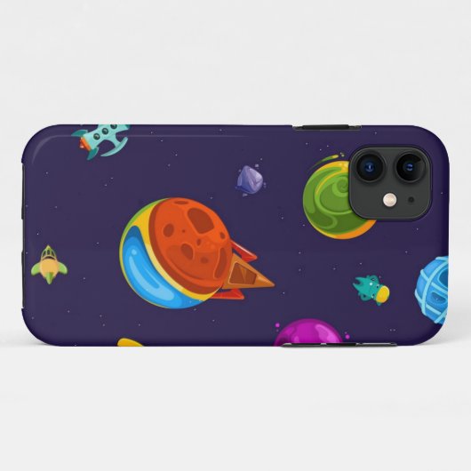 宇宙型 Case-Mate iPhoneケース (裏面(横))