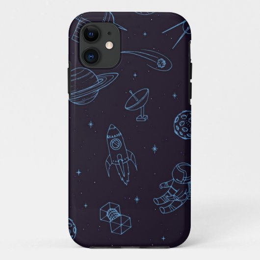 宇宙型 Case-Mate iPhoneケース (裏面)