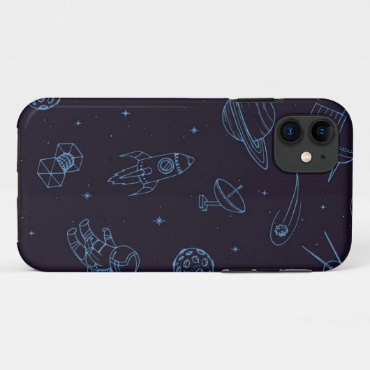 宇宙型 Case-Mate iPhoneケース (裏面(横))