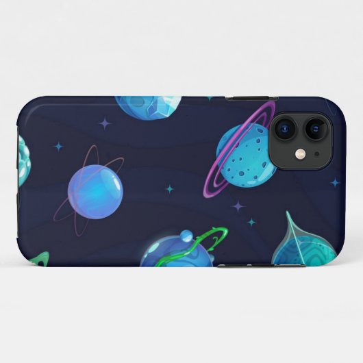 宇宙型 Case-Mate iPhoneケース (裏面(横))