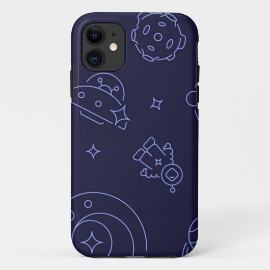宇宙型 Case-Mate iPhoneケース (裏面)
