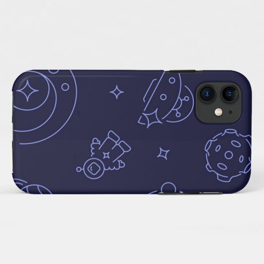 宇宙型 Case-Mate iPhoneケース (裏面(横))