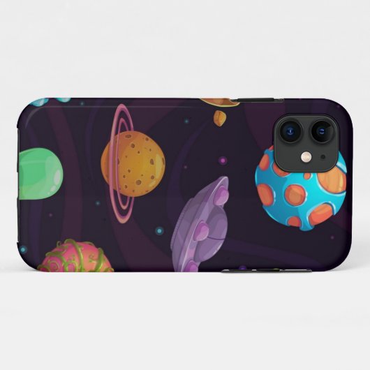 宇宙型 Case-Mate iPhoneケース (裏面(横))