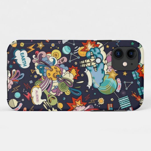 宇宙型 Case-Mate iPhoneケース (裏面(横))