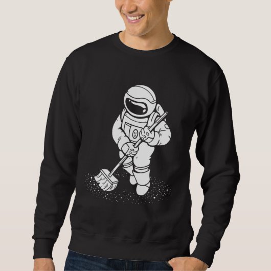 宇宙塵の宇宙飛行士 スウェットシャツ (正面)