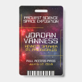 宇宙塵数々のの星野 バッジ (Front)