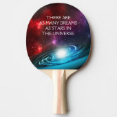 宇宙塵数々のの星野 卓球ラケット (正面)