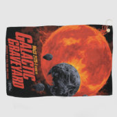 宇宙墓地スカルハロウィン銀河系オブホラー ゴルフタオル (横)