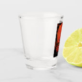 宇宙墓地スカルハロウィン銀河系オブホラー ショットグラス (左)