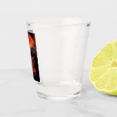 宇宙墓地スカルハロウィン銀河系オブホラー ショットグラス (右)