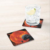 宇宙墓地スカルハロウィン銀河系オブホラー スクエアペーパーコースター (インサイチュ)