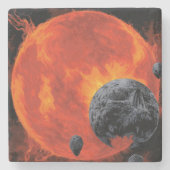 宇宙墓地スカルハロウィン銀河系オブホラー ストーンコースター (正面)