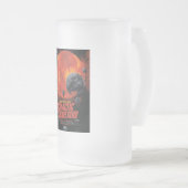 宇宙墓地スカルハロウィン銀河系オブホラー フロストグラスビールジョッキ (正面右)