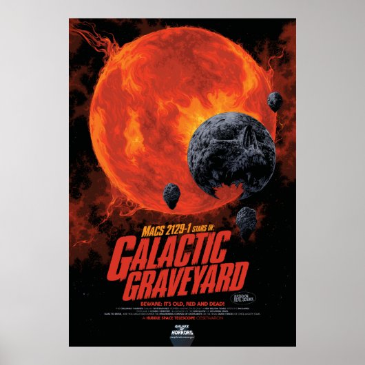 宇宙墓地スカルハロウィン銀河系オブホラー ポスター (正面)