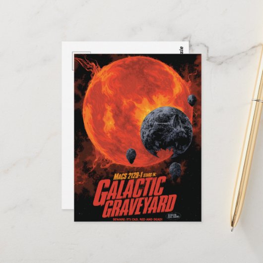 宇宙墓地スカルハロウィン銀河系オブホラー ポストカード (正面/裏面インサイチュ)