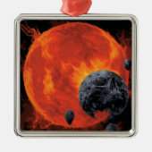 宇宙墓地スカルハロウィン銀河系オブホラー メタルオーナメント (正面)