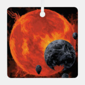 宇宙墓地スカルハロウィン銀河系オブホラー メタルオーナメント (正面)