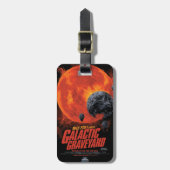 宇宙墓地スカルハロウィン銀河系オブホラー ラゲッジタグ (正面縦)