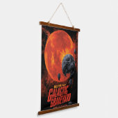 宇宙墓地スカルハロウィン銀河系オブホラー 吊り下げ型タペストリー (傾斜あり)