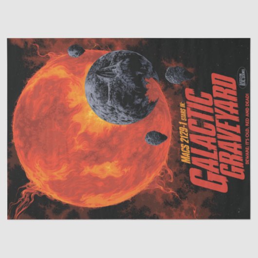 宇宙墓地スカルハロウィン銀河系オブホラー 薄葉紙 (正面)