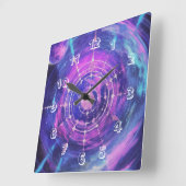 宇宙壁時計 スクエア壁時計 (傾斜)