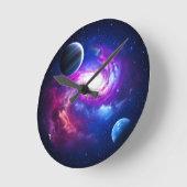 宇宙壁時計 ラウンド壁時計 (傾斜)